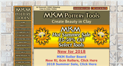 Desktop Screenshot of mkmpotterytools.com